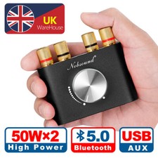 HiFi Bluetooth 5.0 Digital Amplifier Mini Stereo Desktop Audio Digital Amp 100W Stereo Amplifiers price