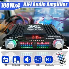 1600W Digital Power Amplifier Bluetooth Stereo HiFi Audio 4CH USB SD FM Remote Stereo Amplifiers price
