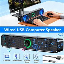 Wired USB Computer PC Sound Bar Gaming Computer Speakers For PC Laptop Desktop Gaming Speaker price