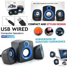 Jedel USB Powered Wired Speakers with Subwoofer – Compact Multimedia Speaker UK Gaming Speaker price