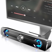 LED Wired Sound Bar Stereo Gaming Speakers USB For TV Computer PC Tablets Laptop Gaming Speaker price