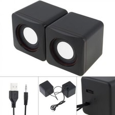 USB Computer Speaker 3.5mm for Laptop Desktop PC USB-Powered External Speaker UK Computer Speakers price