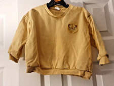 Next Baby Yellow Long Sleeve Sweatshirt Lion Age 18-24 Years Baby Sweatshirt price