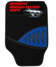 Universal Car Floor Mats Heavy Duty Anti-Slip Front & Rear Set Blue Edge Mat Car Floor Mat price