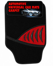 Universal Car Floor Mats Heavy Duty Anti-Slip Front & Rear Set Red Edge Mat Car Floor Mat price