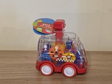 BNWT Press And Go Car Clear Plastic Toy Vehicle Cogs Engine Learning Skills Toy Vehicle price