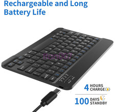 Mini Bluetooth Wireless Keyboard with Touchpad Mouse for Android IOS Tablet UK Wireless Keyboard price