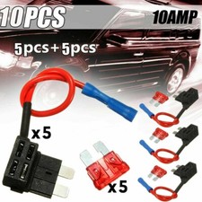 Modern Car Addacircuit Fuse TAP Adapter with Built in Fuse Holder 5 Sets Built-in Sets price