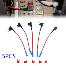 5 Sets Add A Circuit Back Fuse Tap Blade Built In Fuse Holder Boxes ATM APM 12V Built-in Sets price