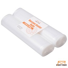 2 ROLLS TEXTURED VACUUM VAC SEALER SOUS VIDE FOOD SAVER STORAGE BAGS RIGHT PACK Vacuum Sealer price