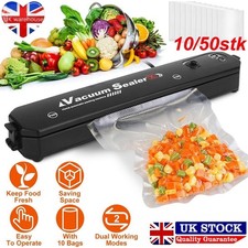 Vacuum Sealer Food Sealing Machine Automatic Dry Wet Portable /only 50 Bags UK Vacuum Sealer price