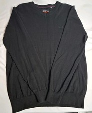 Pierre Cardin Mens Cardigan Size M Black 100% Cotton Knitwear Sweater Men's Sweater & Cardigan & Knitwear price