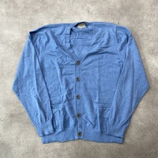 L.L.Bean Cardigan Mens Medium V-Neck Vintage Knitwear Sweater, Blue Men's Sweater & Cardigan & Knitwear price