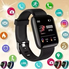 116Plus Smart Watch for Men Women Kids Gift Message Remind Music Control Sport. Smart Kids Watch price