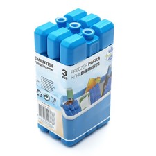 Freezer Pack 3 Refrigerant Filled Ice Block Outdoor Bar Cooler Box 15x8x2cm Freezer, Cooler price