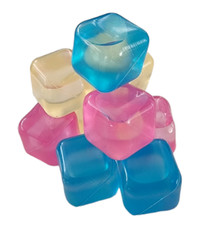 Reusable Ice Cubes Cool Cold Drinks Cooler Party Plastic Freezer Blocks Freezer, Cooler price