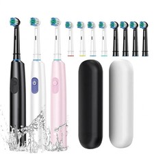 Electric Rotating Toothbrush Deep Clean Whitening Rechargeable 4 Heads Electric Toothbrush and Accessories price