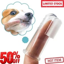 Soft Finger Toothbrush Pet Dog Cat Dental Cleaning Teeth Care Hygiene Brush UK Hygiene and Cleaning price