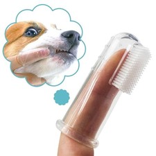Soft Finger Toothbrush Pet Dog Dental Cleaning Teeth Hygiene Brush Cat UK Supply Hygiene and Cleaning price