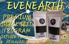 EvenEarth Premium Organic Black Seed 180 Gram Ziplock Resealable Reusable Pouch Organic Products price