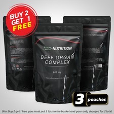 Neo Nutrition Grass-Fed BEEF ORGANS COMPLEX | Liver, Heart, Kidney Natural Organic Products price