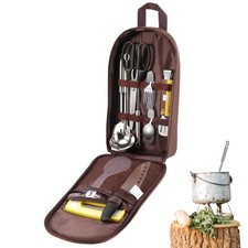 Camping Cookware Bag Set Travel Organizer Grill Accessories for Camp Kitchen Camping Kitchen price