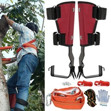 Safety Tree Climbing Spike Set 2 Gear Survival Hunting Tool With Safety Belt UK Climbing Gear price