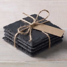 Slate Coasters Square Round Placemat Platter Heart Wholesale Engraving Blanks Placemat price