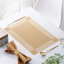 Rectangle Dining Table Place Mats PVC Table Mat High Quality Placemats  Hotel Placemat price