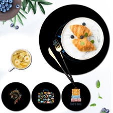 Round Placemats Dining Table Mat Dinner Home Kitchen PlaceMat Non-Slip Place Mat Placemat price
