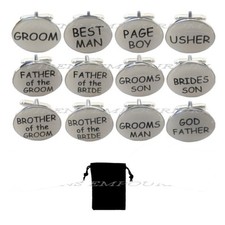 Cream oval mens wedding cufflinks cuff link Groom best man usher page gift Cufflinks price