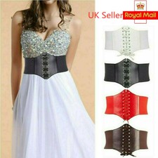 Womens Ladies Wide Corset Belt Cincher Waist Belt Elastic Stretch Body Shapewear Corset price