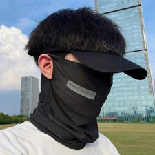 Silk Sunscreen Mask UV Protection Neck Wrap Bandana for Men Women Cycling Summer Bandana (Outdoor) price