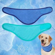 2 Pack Dog Cat Puppy Cooling Bandana Summer Outdoor Ice Collar Cooler Scarf UK Bandana (Outdoor) price