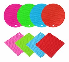 Heat Resistant Silicone Trivet Square/Round Mat Pan Pot Holder Non Slip Pad Trivet price