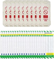 LIVELIFEBETTER Ride-On Pallet Truck Insp Record Tags-10 x Holder & 20 x Inserts. Pallet Trucks price
