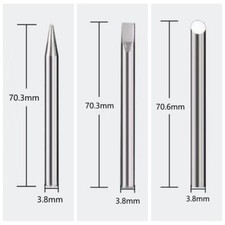 3.8mm Shank Dia Soldering Iron Tips Replacement For 30W Electric Solder Irons Solder & Soldering Iron price