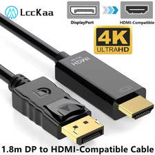 DisplayPort To HDMI Cable 4K 1080P Fast Compatible Cable For Laptop PC Projector Projector Cables price