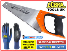 Cobra 12" Hand Saw 300mm Wood Carpentry 8 TPI Sharpoint Hardpoint NEW UK 23-49 Saws price