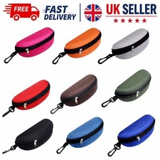 Portable Zipper Eye Glasses Sunglasses Hard Case Box Protector Large Hold Gift* Eyewear Accessory price