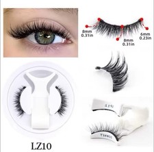 Reusable Natural Magnetic Eyelashes with Applicator No Glue Needed Lashes Kit UK False Eyelash Products price