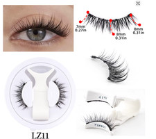 Reusable Natural Magnetic Eyelashes with Applicator No Glue Needed Lashes Kit False Eyelash Products price