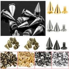 Spike Cone Screwback Studs Rivet Punk For Leather Bag Purses Clothing Handbags Rivet price