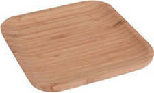 Bamboo Wooden Serving Square Tray 17cm Solid Wood Platter Breakfast Tea Trays Serving Tray price