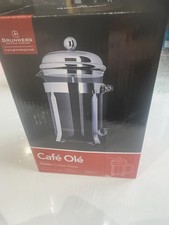 Cafe Ole Chrome French Press Coffee Maker Small Individual Cafetiere French Press price