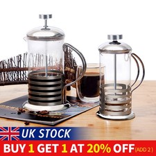 3 Sizes Stainless Steel Glass Cafetiere French Press Coffee Maker with Plunger French Press price
