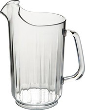 1.4 Litre Fluted Pitcher Virtually Unbreakable Jug Polycarbonate Ice Retaining Pitcher price