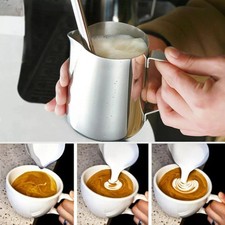 100-600ml Stainless Steel Milk/Coffee Frothing Jug  Pitcher Frother Latte Pitcher price