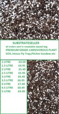PREMIUM GRADE CARNIVOROUS Plant Soil COMPOST Venus Fly Trap,Pitcher Sundew Pitcher price