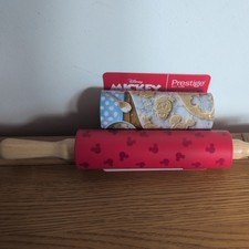 Prestige Disney Rolling Pin Red Silicone Non Stick Cooking Baking Accessory Rolling Pin price